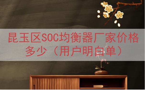 昆玉区SOC均衡器厂家价格多少（用户明白单）