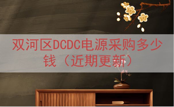 双河区DCDC电源采购多少钱（近期更新）